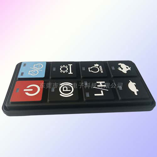 廠家加工生產(chǎn)重型機械設(shè)備控制硅膠按鍵