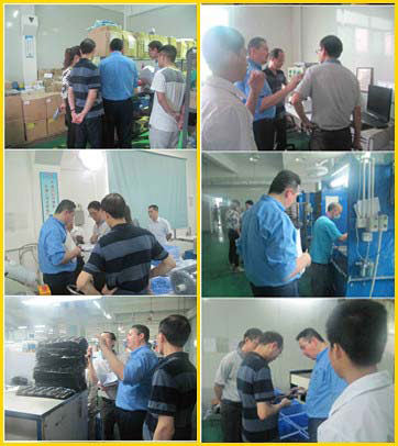 日本客戶考察博皓電子硅膠制品廠