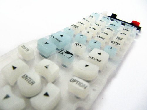 絲印工藝熒光/夜光硅膠按鍵 絲印效果圖