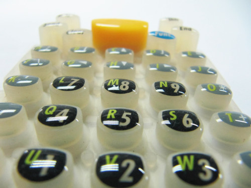 晶瑩剔透的計(jì)算器水晶滴膠按鍵