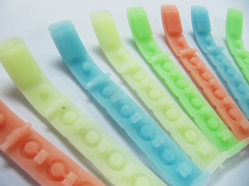 彩色熒光硅膠拉條