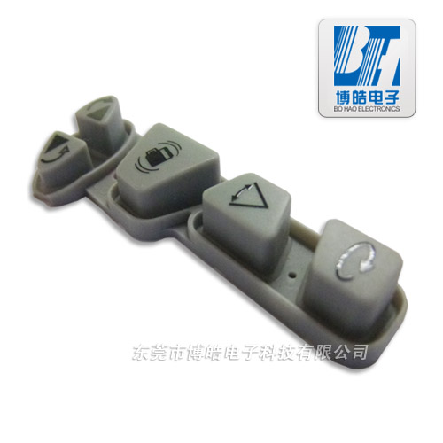具有導(dǎo)電功能的測試儀器硅膠按鍵內(nèi)置油墨導(dǎo)電