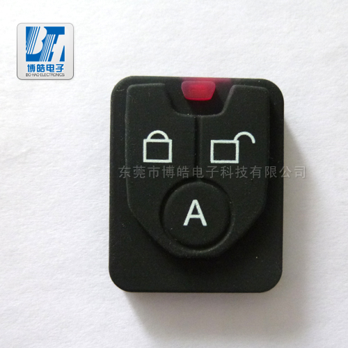 電動(dòng)車防盜鎖硅膠按鍵定制就在東莞博皓電子
