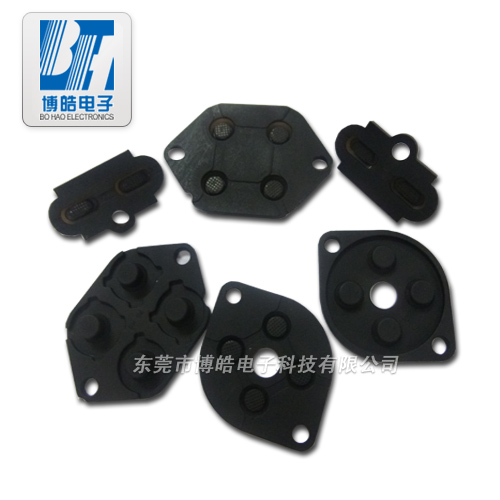 經(jīng)打耐用游戲機硅膠按鍵黑粒導電