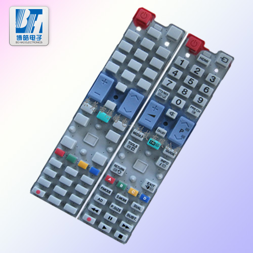 供應硅膠按鍵噴油絲印加工|絲印硅膠制品硅膠按鍵|單點導電膠按鍵