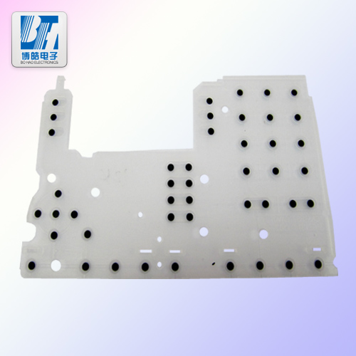 博皓制造一款專用于公用電話機內(nèi)部的導(dǎo)電硅膠按鍵